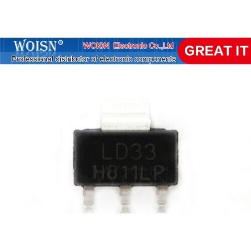 5pcs/lot LD1117S33CTR LD1117S33TR LD1117S33 LD33 LD1117S50TR LD1117S50 LD50 SOT-223 3.3V 950MA In Stock
