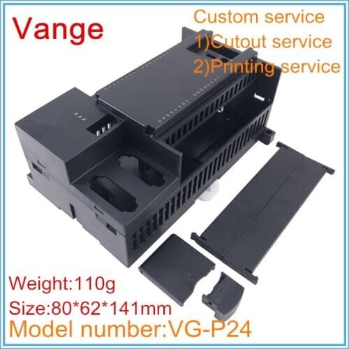 5pcs/lot industrial control junction box diy 80*62*141mm ABS plastic instrument housing diy cases for PLC power support desive