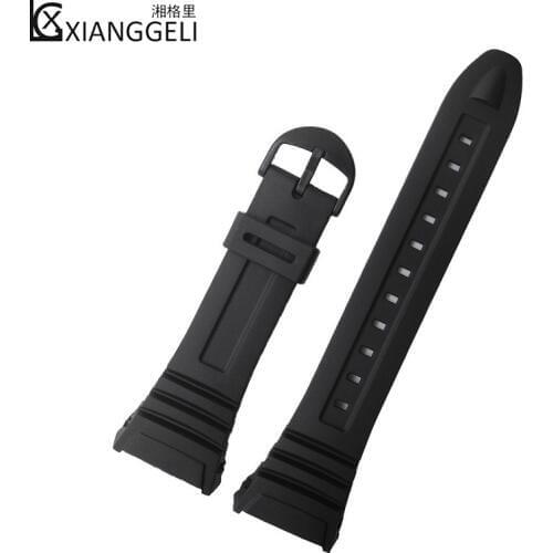 Watch Accessories Dive Electronic Watch Rubber Silicone PU Material W-96h For Casio Dedicated Interface Black Men Strap