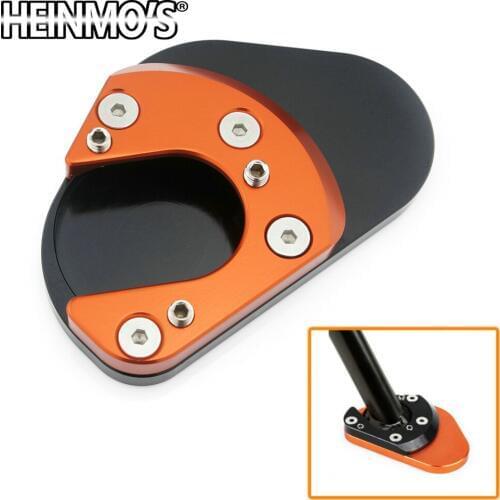 Motorbike Kickstand Side Stand Plate Extension for KTM DUKE Enduro SMC Adventure Supermoto Foot Side Stand Pad for Husqvarna