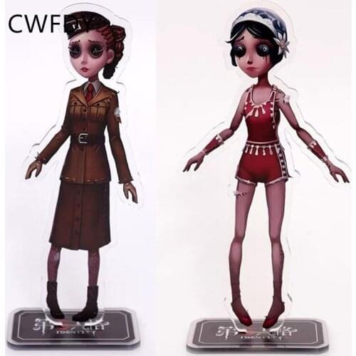 Anime Identity V Keychain Fifth Personality Naib Subedar Tracy Reznik Acrylic Stand Accessory Holder Jewelry Brelok 15cm Pendant