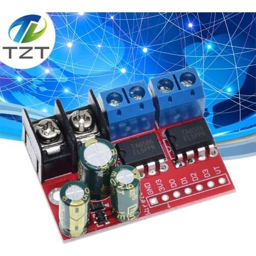 H Bridge Remote Control 5A 3V-14V Dual DC Motor Drive Module Voltage Reverse PWM Speed Regulation Double Super L298N 5AD