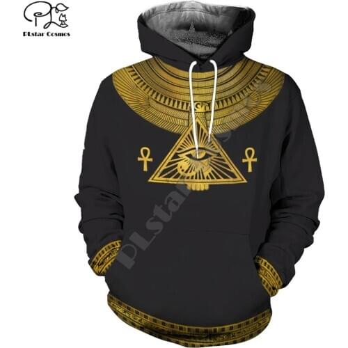PLstar Cosmos Horus Egyptian God Eye of Egypt Pharaoh Art Tracksuit Casual 3DPrint Hoodie/Sweatshirt/Jacket/Men Women s-8