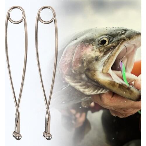 Lightweight Fishing Hook Remover Practical Stainless Steel Fishing Hook Fish Clamp Clip Catch Remover Plier Tool for Outdoor