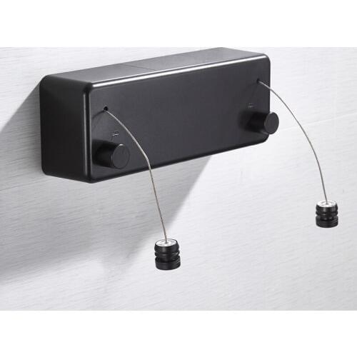 Best Indoor/Outdoor Telescopic Stainless Steel Invisible Clothesline Retractable Clothes Dryer Holder Balcony Clothes Line