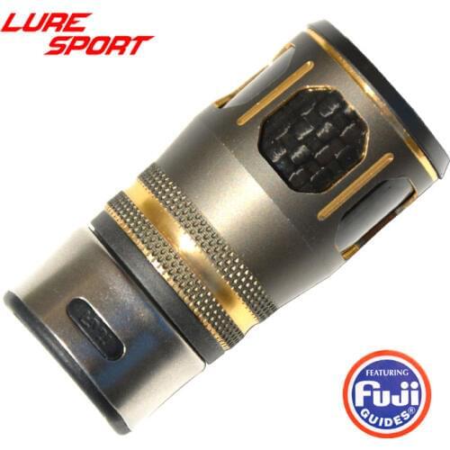 LureSport Reel Seat part FUJI KDPS16 Long Nut with aluminum cap Carbon Tube Rod Building Component Repair rod DIY Accessory