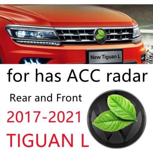 Not affect radar ACC function running flat Rear and Front car logo suitable for VW 2017 2018 2019 2020 2021 TIGUAN L