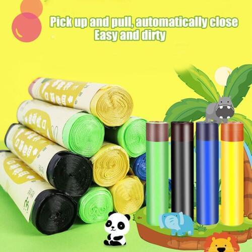 New Garbage Trash Bag Home Kitchen Dustbin Bin Drawstring Solid Eco-friendly Bag Environmentally Degradable Portable-30