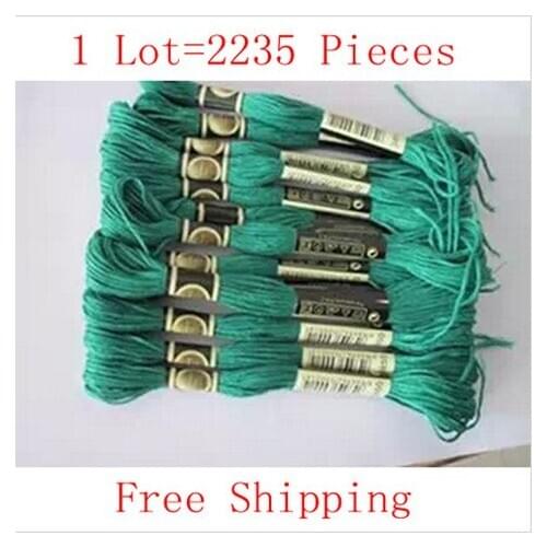 Wholesale Cross Stitch Thread Total 2235 Skeins Similar DMC Thread Floss Skein Free Shipping