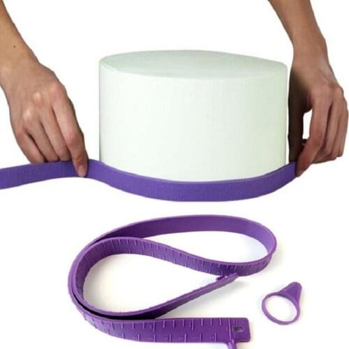 Silicone Cake Measuring Tape Measuring Ruler Cake Border Mold Decoration Cake Dividing Ruler Sugar Craft Kitchen Baking Tools