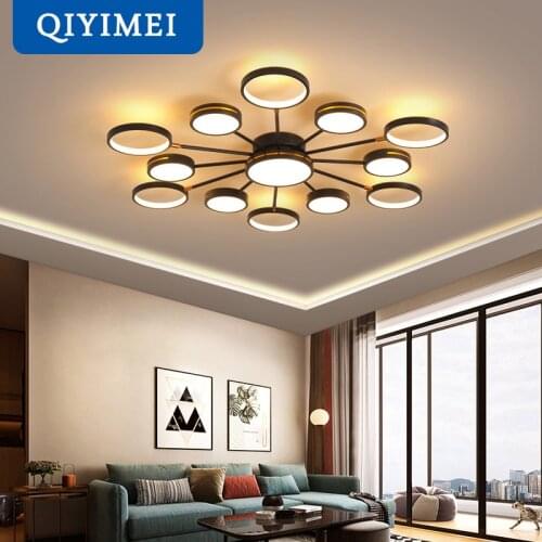 Modern Led Chandeliers Lights For Living Room Dining Kitchern Bedroom Indoor Lighting Lamps Luminaria Fixtures AC90-260V Lustre