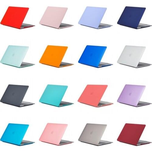 Solid Matte Laptop Plastic Hard Case For Macbook Air Pro Retina 11 12 13 15 16 inch ,Case For 2020 New Pro13 A2179 A2251 A2289