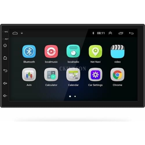 10Pcs/Lot 7'' Universal GPS Map Bluetooth 2 Din Car Radio Android 8.1 Wifi Car Audio Stereo FM USB MP5 Car Player 7200C