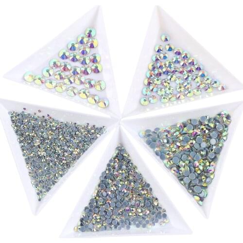 Top Quality Luxe Clear Hotfix Rhinestones Super Shine Glass Strass Iron On Crystal Hot fix Rhinestone For Fabric Garment