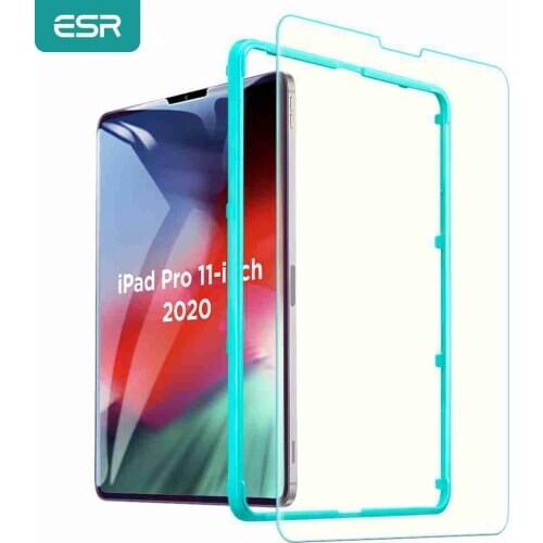 ESR Tempered Glass for 2020 iPad Pro 11 Inch 2nd/12.9 Inch 4th Generation Anti Blue-ray High Definition 2X 3X Strong Screen Film