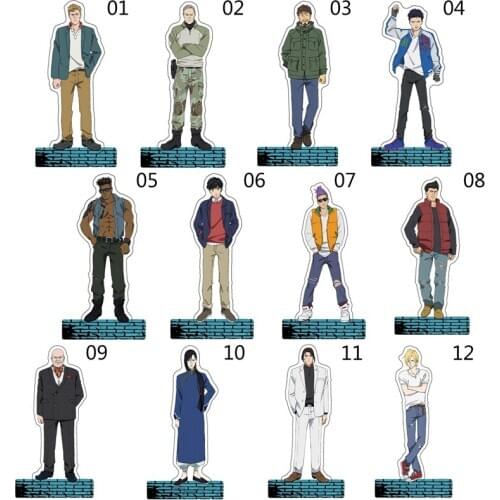 1pc Cool Japanese Anime BANANAFISH Acrylic Stand Figure Model Plate Holder Cake Topper Toys Desktop Decor for Kids Boy Gift