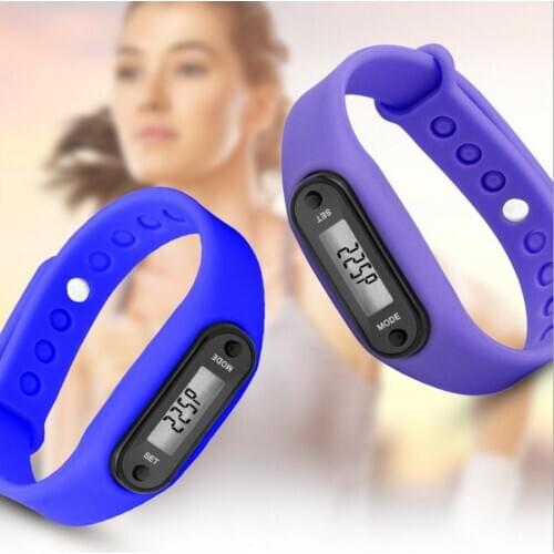 100pcs childrens activity pedometer Fitness band step counter smart adjustment clock calorie counter sport toy