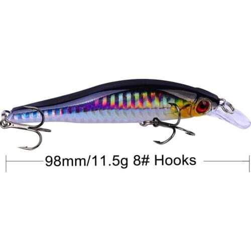 11.5g 98mm Small Fishing Lure Lifelike Minnow все для зимней рыбалки джиголовки для рыбалки pêche pesca equipamentos