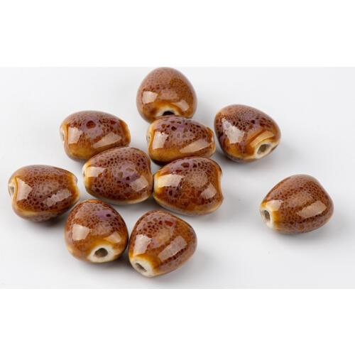 12# 20pcs Heart Shape Porcelain Bead For Jewelry Making Yoga Ceramics Jewlery&Accessories Ceramics Beads #A530B