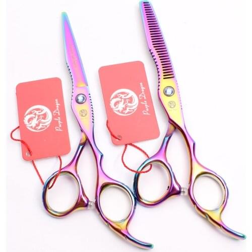 5.5 inch Gold Quality Professional Hairdressing Scissors Y1221 Salon Shears Barber Scissors Hair Cutting Thinning Hair Shears