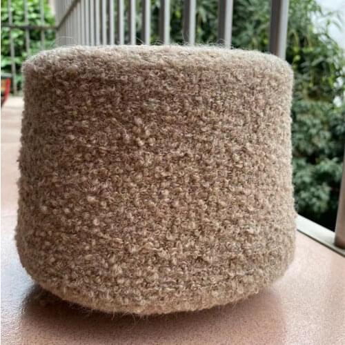 Very Beautiful Yellow 500g Soft Plush Wool Acrylic Fancy Loop Yarn for Knitting Organic Crochet Weaving Sewing Thread X5273