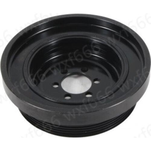 Car Crankshaft belt pulley Engine belt pulley Transition tensioner Suitable for 5 Series 523b mw520 2011-2012 Crankshaft pulley