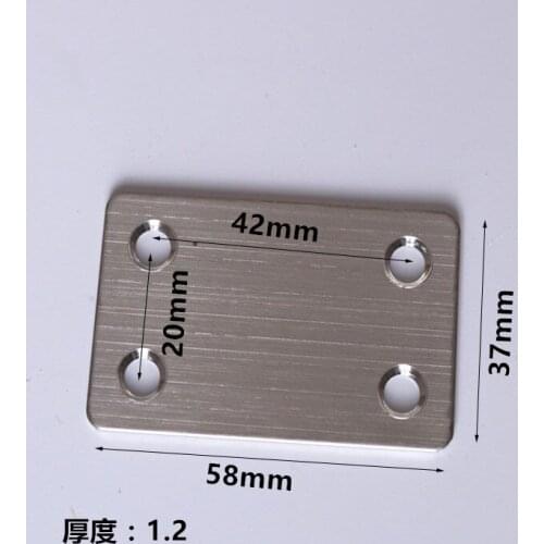 Free shipping 10pcStainless steel Angle straighter straighter furniture fasteners fasteners straight piece flat piece Angle code