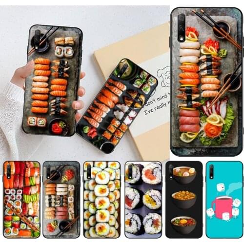 NBDRUICAI Japanese cuisine Sushi Customer High Quality Phone Case for Huawei Honor 20 10 9 8 8x 8c 9x 7c 7a Lite view pro