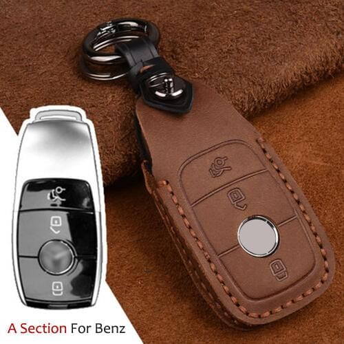 Car Repair Skin key case bag cover Remote 3 Button For Mercedes Benz AMG 2017 W205 C200 C180 C260 C300 E300 E200 E260 key House