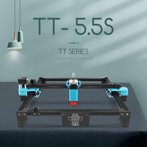 Twotrees TOTEM S 5500MW 40W Laser Engraving Machine Frame DIY Compressed Spot LD For Metal Wood Stainless Steel Printer Cutter