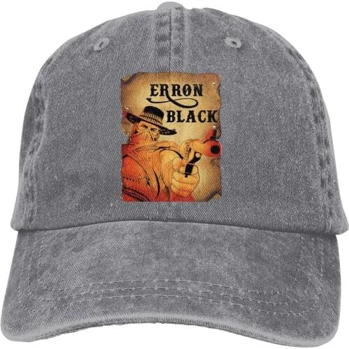 Wanted- Erron Black Baseball Cap Men Mortal Kombat Combat Action Games LiuKang Caps colors Women Summer Snapback Caps