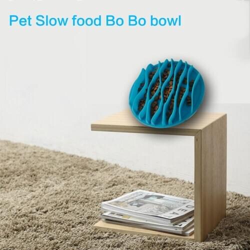 Jungle Design Pet Dog Cat Food Slow Feeder Puppy Anti Slip Choke Proof Bowl Stop Maze Bowl Healthy Eating Feeding Bloat Supplies