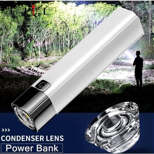 Mini Flashlight Light LED Rechargeable Charging Treasure Multifunctional Bright Field Super Bright Mini Household Durable Lamp