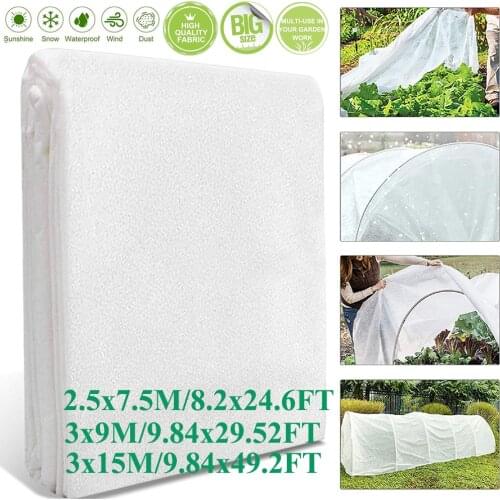 Plant Covers 9Ft x 49Ft Reusable Floating Row Cover Freeze Protection Plant Blankets for Cold Weather Garden Winterize Cover
