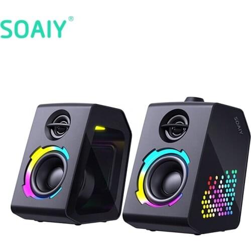 High-power gaming bluetooth speaker wireless multimedia subwoofer RGB home theater system desktop computer speaker PC notebook