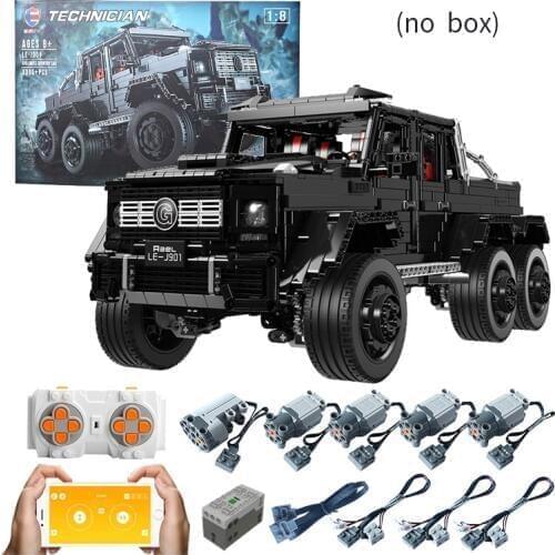 LE-J901 3300pcs APP Motor RC Car MOC 6X6 LAND Sets Model Building Blocks CRUISER Boy Toys For Cars enthusiast Boy Gifts