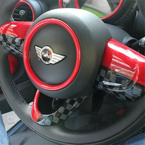 Steering Wheel Button Cover Trim for Mini Cooper F Series Clubman Covertible Roadster Countryman F54 F55 F56 F57+ without Button