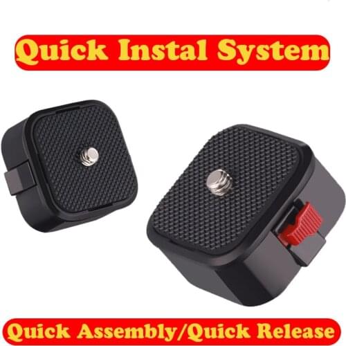 New Claw Quick Release Plate Clamp Quick Instal System DSLR Gopro Action Camera Shoulder Strap Belt Clamp Quick Switch Kit