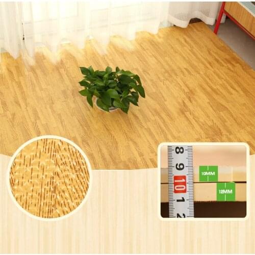 Foam Play Puzzle Mats Wood Grain Soft Non-slip DIY Toy Floor Carpets Reduce Noise JAN88