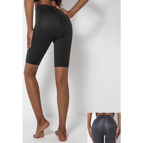 Sexy Yoga Pants Running Exercise Shorts Gym Push Ups Leggings Plain Soft Nylon Fitness Yoga Shorts Solid Color Short pants