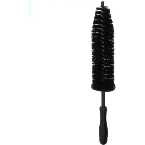 Car Wheel Brush Tire Rim Washing Tool Wash Tire Cleaning Brush Car Wheel Brush Wheel Hub Brush Brushes Black Auto Detailing Brus