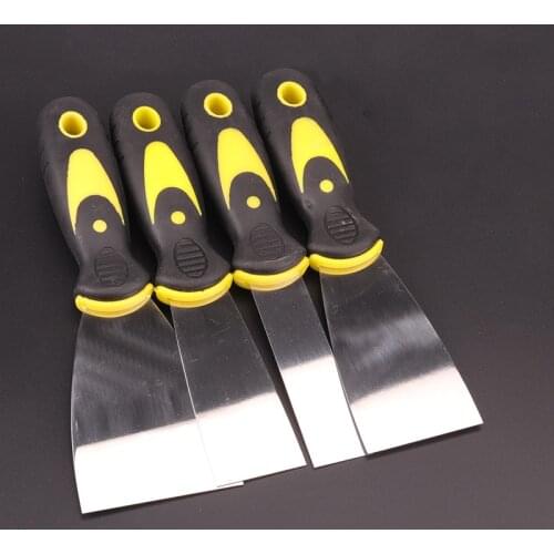 Putty Knife Stainless Steel Thickened Cleaning Shovel Wall Knife Glass Tile Floor Scraper Knife Sewing Tools with Handle 1PC