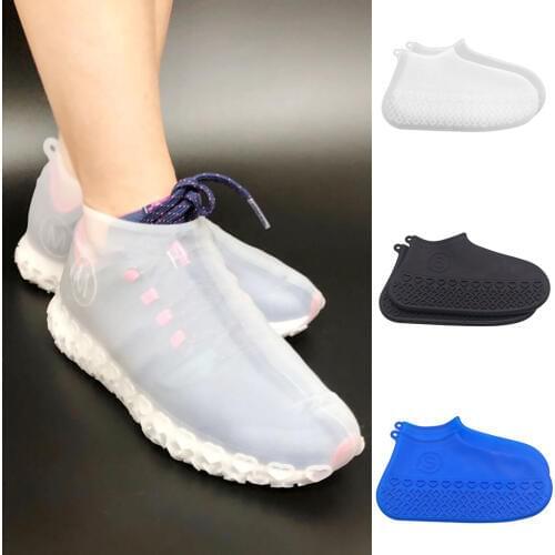 Silicone Waterproof Shoe Cover Outdoor Rainproof Hiking Skid-proof Shoe Covers Foldable. Light Weight, Easy To Carry Simple