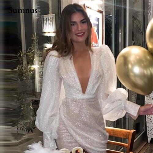 Sumnus Womens Long Sleeve Dresses