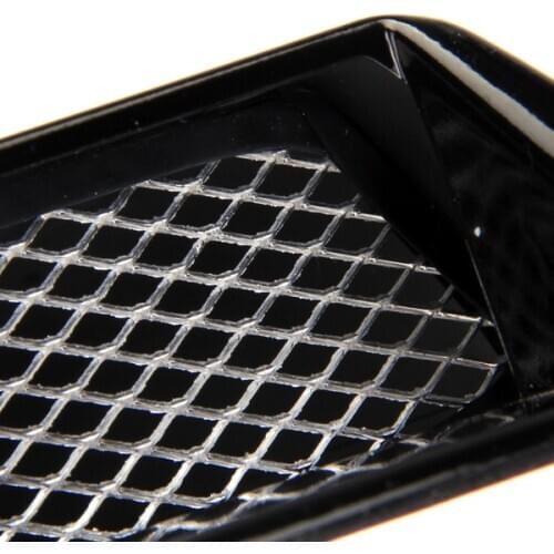 Universal Car ABS Black Decorative Hood Scoop Air Vent Cooling Sticker