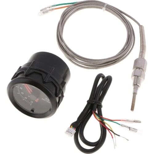 Universal 2" Digital LED Exhaust Gas Temperature Gauge EGT for Car Truck