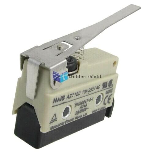 AZ7120 Screw Terminals Long Hinge Lever Electric Enclosed Limit Switch 250VAC