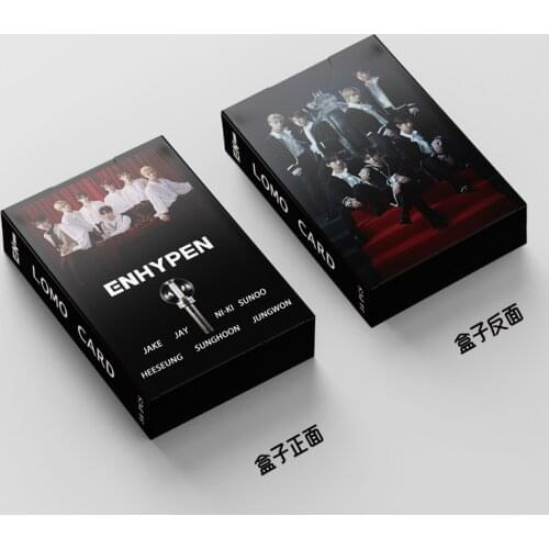 54pcs/box KPOP ENHYPEN Lomo Card Photocard Postcard Collection Picture Fans Gift