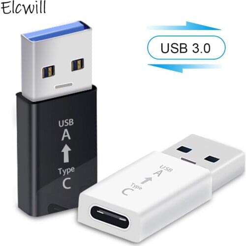 Type C USB 3.0 Adapter Fast Portable Type-C Data Charging Adapter Cables Converter for Smart Phone PC Computer