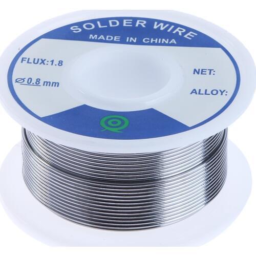 Lead-Free Tin Silver Solder Wire Flux 1.8 3% Silver 0.8mm Speaker DIY Material Solder Soldering Wire Roll